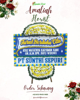 Papan Bunga Duka di Jonggat