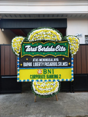 Papan Bunga Duka di Jonggat
