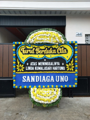 Papan Bunga Duka di Jonggat